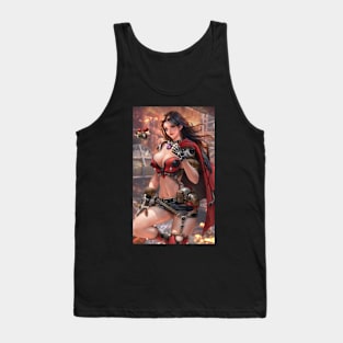 Anime Lady Bug Warrior Tank Top